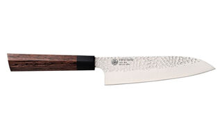 Seki Kanetsugu - Heptagon Wood VG10 Santoku 17cm