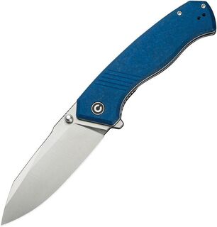 Civivi Placoid G10 Shredded Blue Folding Knife