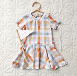 Rainbow Gingham Twirl Dress Size 3