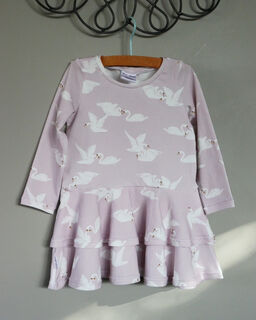 Lilac Swans Double Twirl Dress Size 2