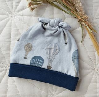 Hot Air Balloon Merino Lined Hat Size 3-6 months