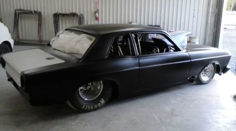 Ford Drag Car Full Resto - After