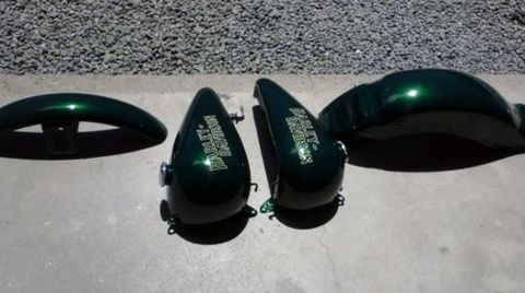 Harley Tins Custom Paint Job