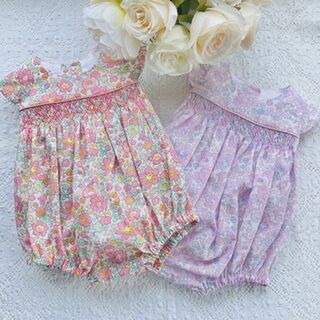 Liberty Smocked Rompers