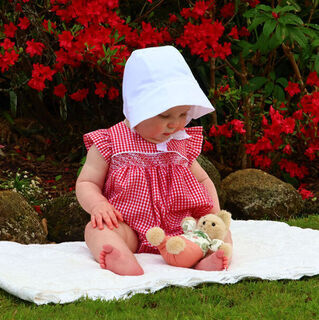 Gingham Smocked Rompers