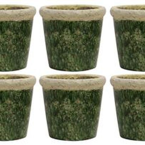 PLANTER MED TUSCAN STYLE GREEN