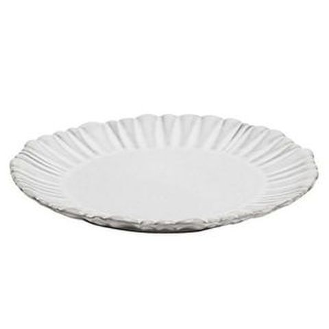 SIDE PLATE FLUTED 21CM IRIS