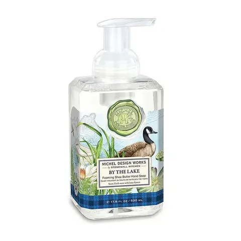 FOAMING SOAP BY THE LAKE