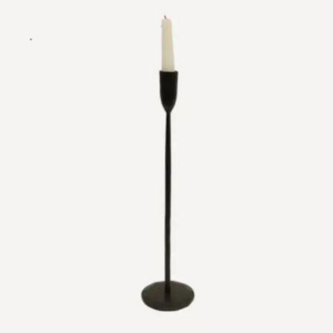 BLACK CANDLEHOLDER LARGE DAX