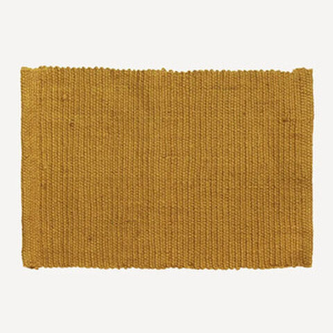 RIBBED JUTE PLACEMAT TUMERIC set/4