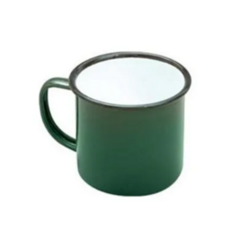 ENAMEL MUG FALCON GREEN 500ML