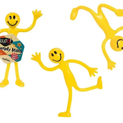 BENDY SMILEY MAN 13CM