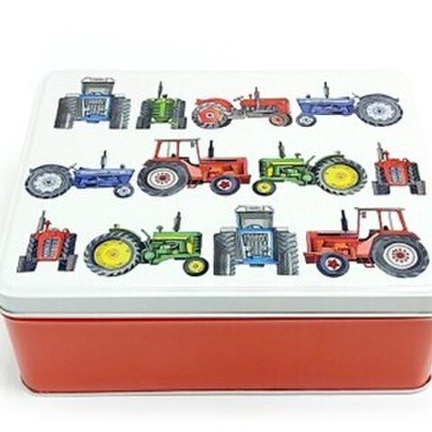 TRACTORS DEEP RECTANGLE TIN