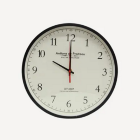 NOIR PETITE WALL CLOCK