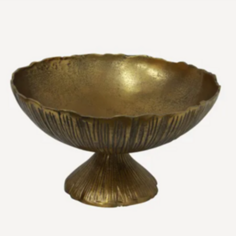 PETAL BOWL ON STAND LARGE