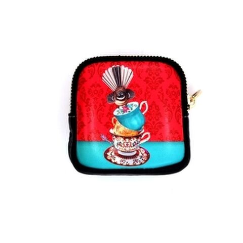 COIN PURSE FANTAIL TEACUP STACK