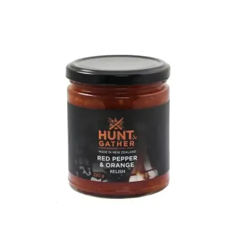 H&G SPICY RED PEPPER & ORANGE RELISH
