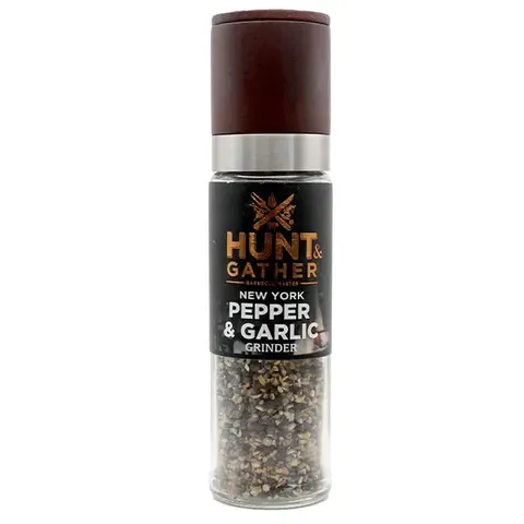 H&G GRINDER NY PEPPER & GARLIC