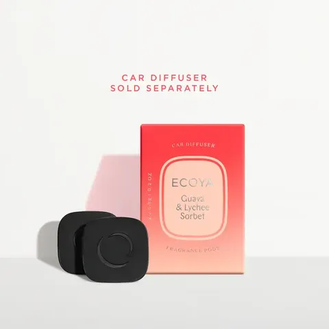 ECOYA CAR DIFFUSER REFILL Guava & Lychee