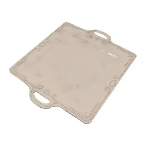 MELAMINE FRENCH GREY SQUARE PLATTER
