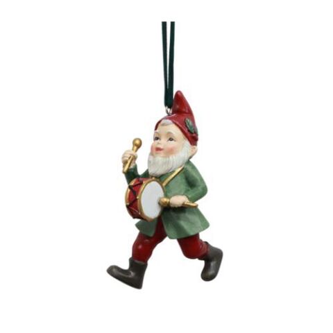 VINTAGE ELF PLAYING DRUM