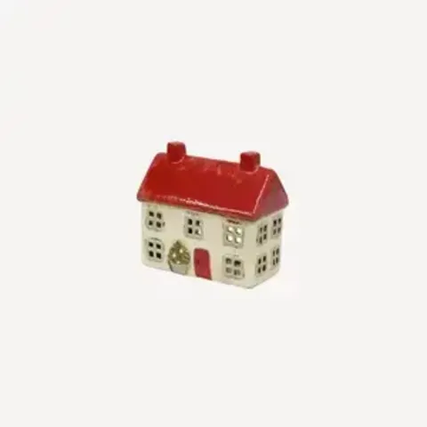 ALSACE TEA LIGHT COTTAGE CHRISTMAS STONE