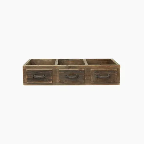 FAUX DRAWERS 3 PART WOODEN