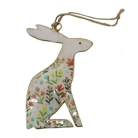 VINTAGE FLORAL BUNNY DEC