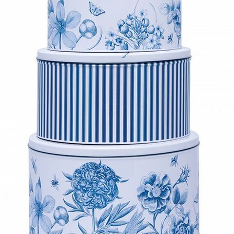 ETCHINGS CAKE TIN ROUND MEDIUM