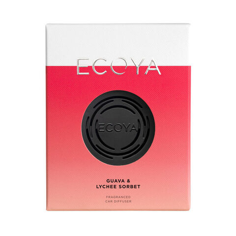 ECOYA CAR DIFFUSER PODS GUAVA & LYCHEE SORBET