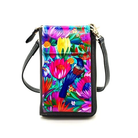 CELL PHONE BAG TUI ON SPRING FLOWERS