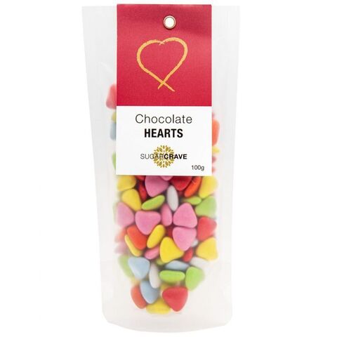 CHOCOLATE HEARTS 100g