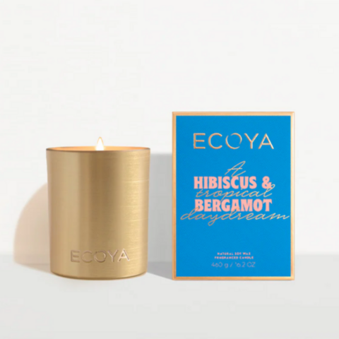 ECOYA HIBISCUS & BERGAMOT GOLDIE CANDLE