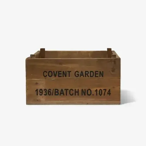 CONVENT GARDEN WOODEN CRATE SMALL