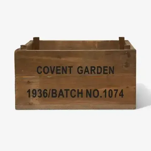 CONVENT GARDEN WOODEN CRATE LARGE