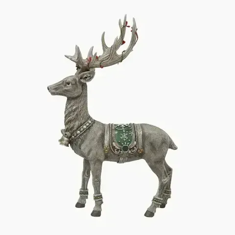 GREY DEER w/ BELLS