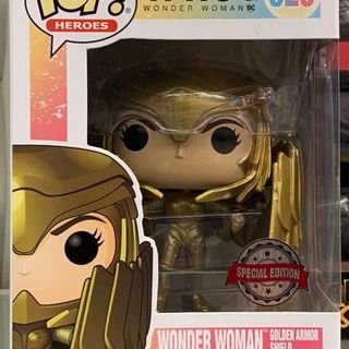 Funko Pop Vinyl #329 WW84 - Wonder Woman Golden Armor Shield (special edition)