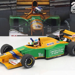 Benetton Ford B192 Michael Schumacher Monaco GP 1992 F1 MiniChamps 1/18