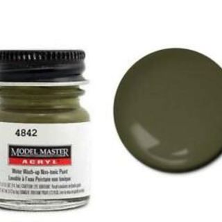 Testors Model Master Acryl: Olive Drab ANA613 4842