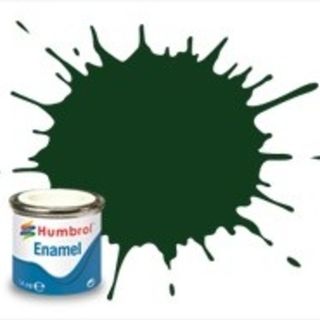 Humbrol #3 Brunswick Green Gloss - 14ml Enamel Paint