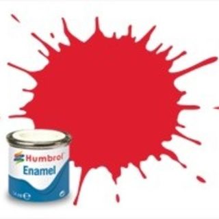 Humbrol #19 Bright Red Gloss - 14ml Enamel Paint