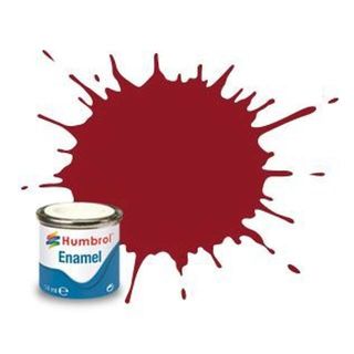 Humbrol #20 Crimson Gloss - 14ml Enamel Paint