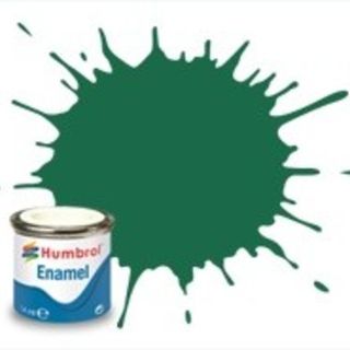 Humbrol #30 Dark Green Matt - 14ml Enamel Paint
