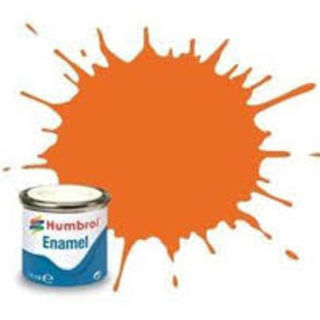 Humbrol #46 Orange Matt - 14ml Enamel Paint