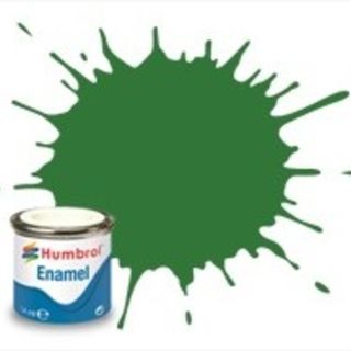 Humbrol #131 Mid Green Satin - 14ml Enamel Paint