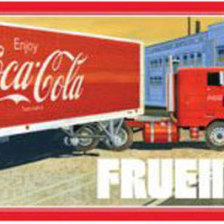 Fruehauf Trailer Coca Cola FB Beaded Panel  AMT Kitset 1/25
