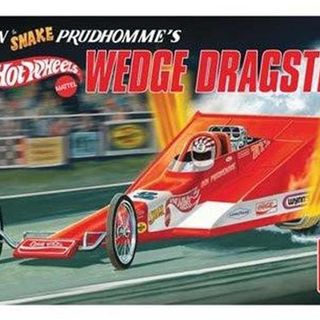 Don 'Snake' Prudhomme's Hot Wheels Wedge Dragster AMT Kitset 1/25 with engine