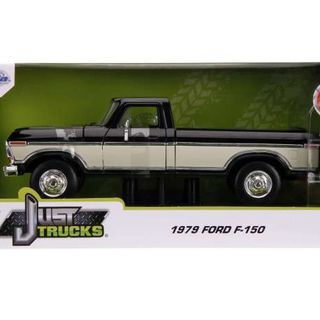 1979 Ford F-100 Pickup Truck Black & Cream Jada Just Trucks 1/24