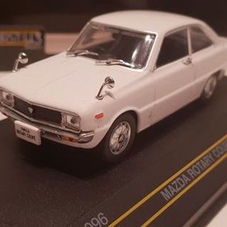1968 Mazda Rotary Coupe R100 White Roadcar 1/43 First 43