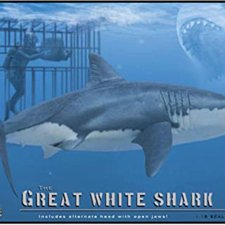 Great White Shark with Cage & Diver Pegasus Kitset